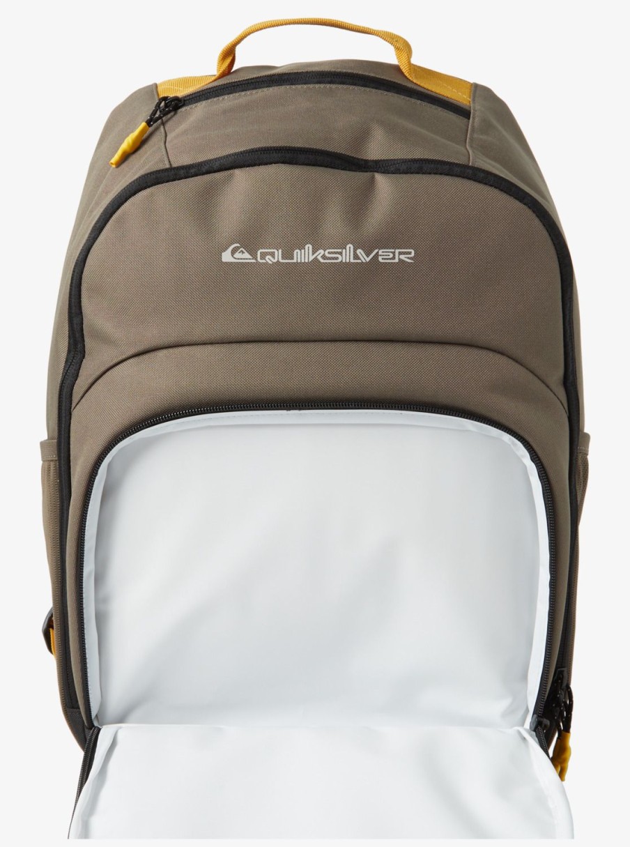 Boys Quiksilver Backpacks & Bags | Schoolie Cooler 2.0 Insulated Backpack Major Brown