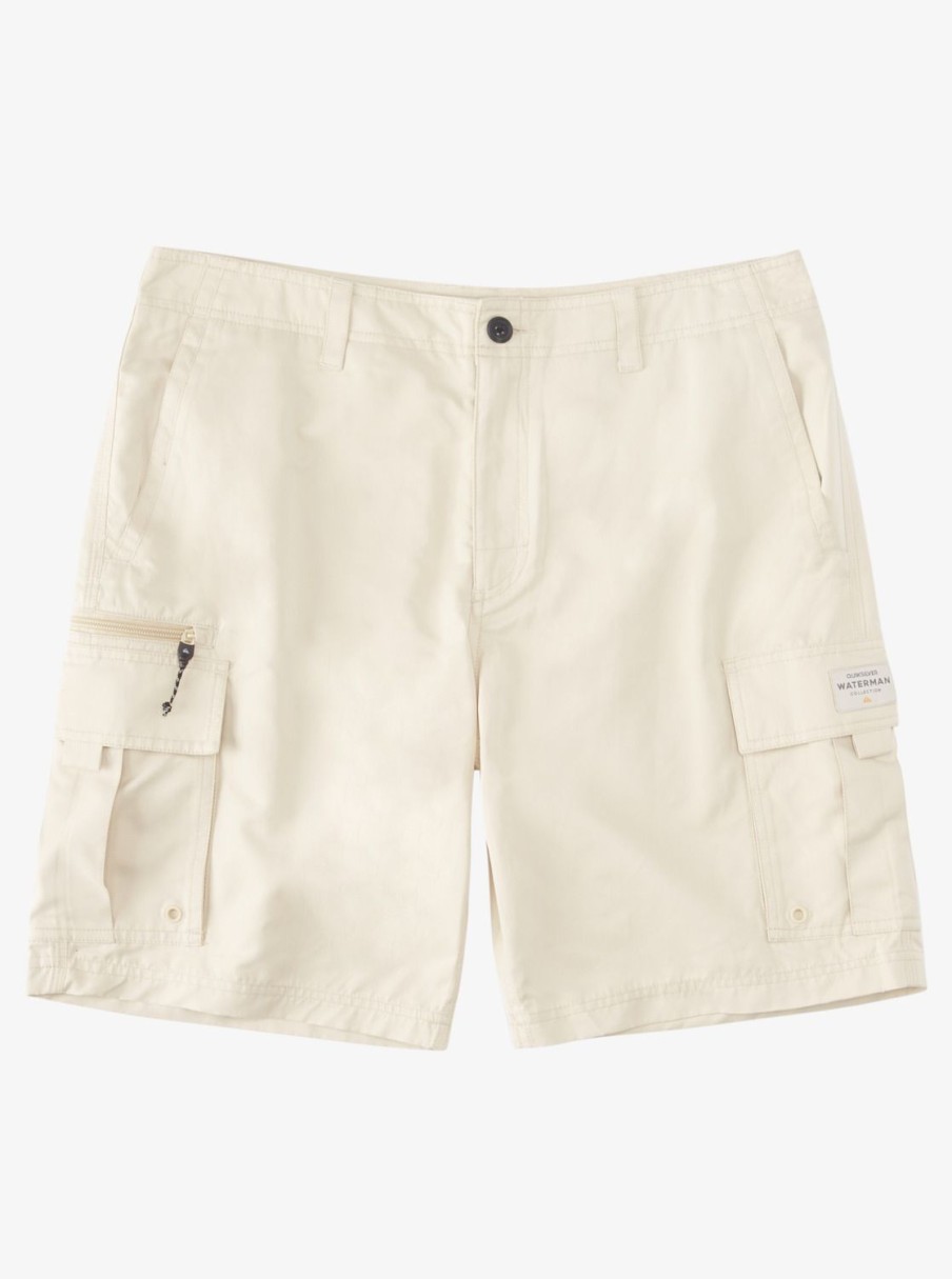 Waterman Quiksilver | Waterman Maldive Atoll Cargo 20" Shorts Brown Rice