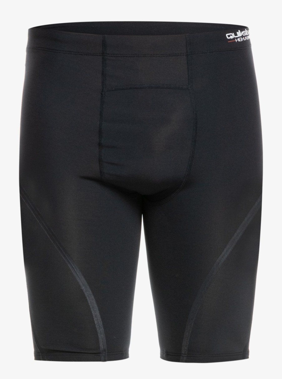 Mens Quiksilver Wetsuits | Highline Pro Surf Compression Short Black