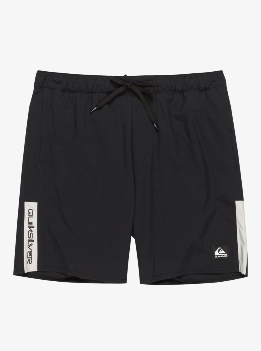 Mens Quiksilver Boardshorts | Omni 17" Training Shorts Black