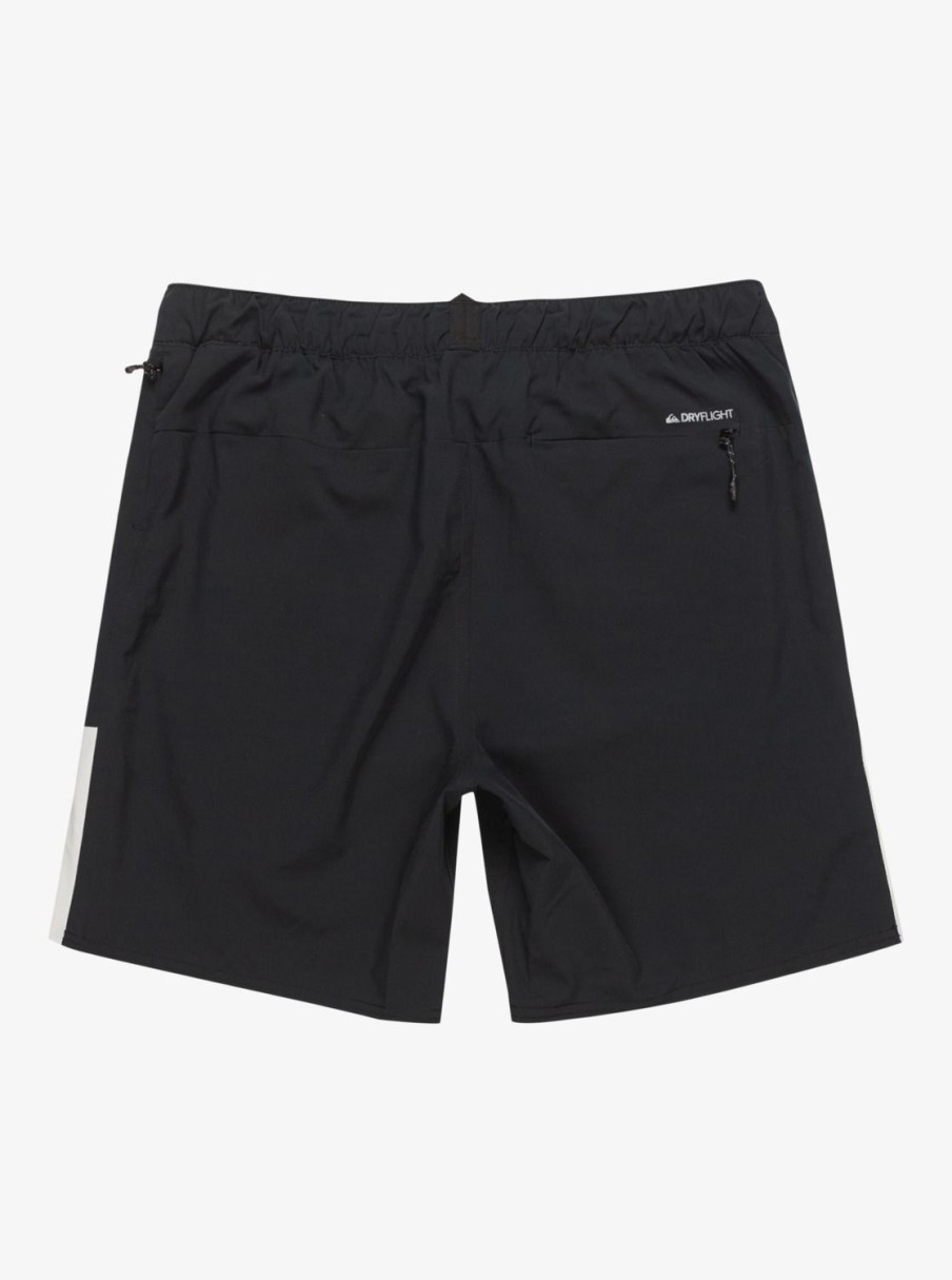 Mens Quiksilver Boardshorts | Omni 17" Training Shorts Black