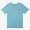 Mens Quiksilver Tees | Stay In Bounds T-Shirt Reef Waters