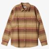 Mens Quiksilver Shirts & Polos | Waterman Lowest Tide Flannel Long Sleeve Top Inscense Lowest Tide