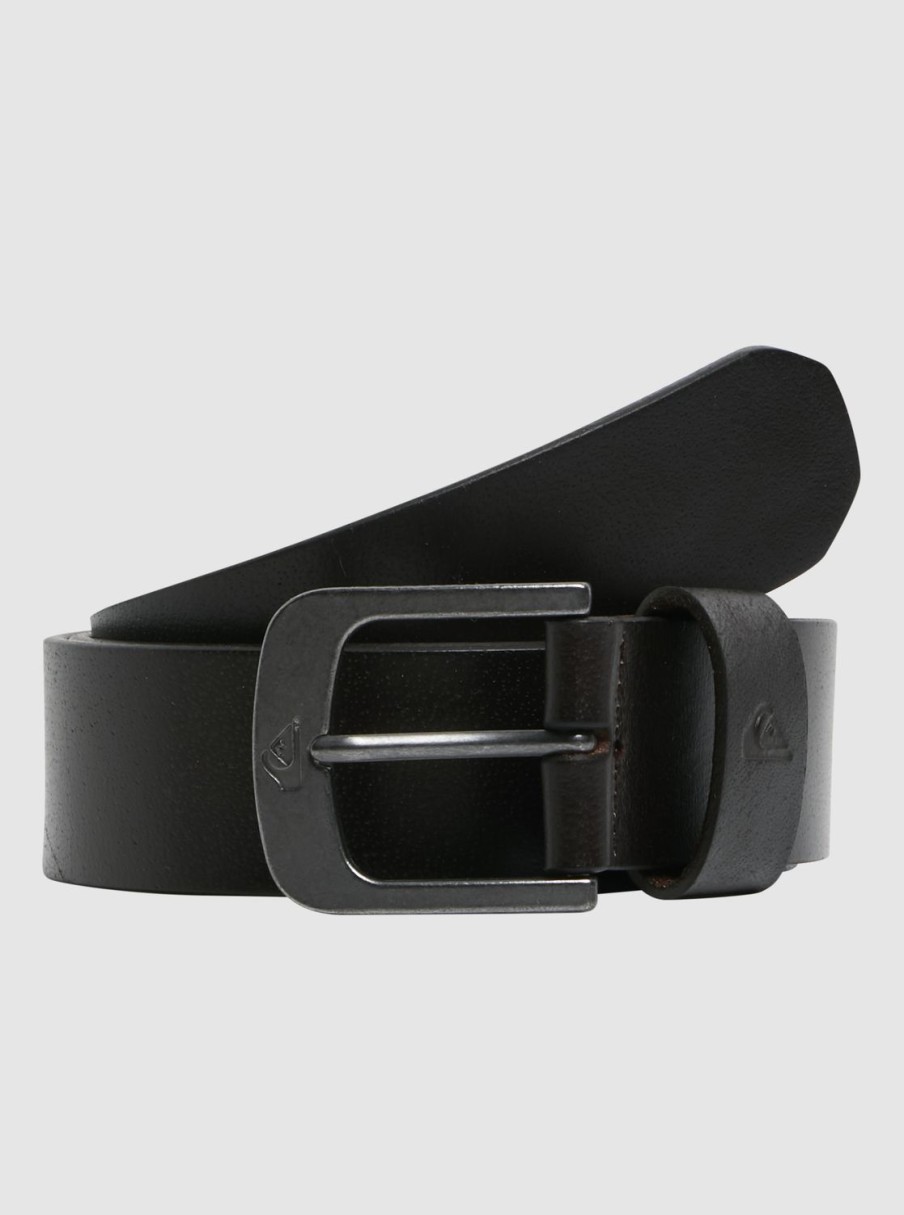 Mens Quiksilver Belts | The Everydaily Leather Belt Chocolate