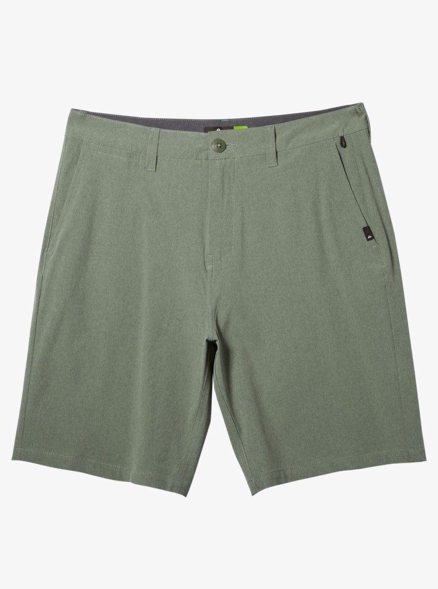 Mens Quiksilver Boardshorts | Union Heather 20" Amphibian Boardshorts For Young Men Laurel Wreath