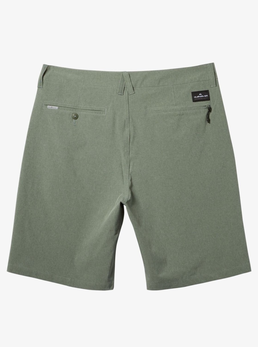 Mens Quiksilver Boardshorts | Union Heather 20" Amphibian Boardshorts For Young Men Laurel Wreath