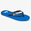 Mens Quiksilver Sandals | Molokai Flip-Flops Black/Blue/Black