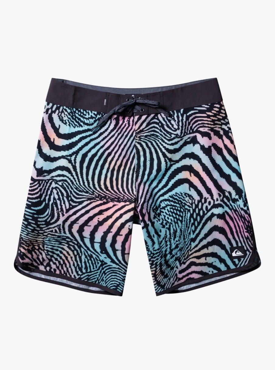 Mens Quiksilver Boardshorts | Highline Scallop 19" Boardshorts Tarmac