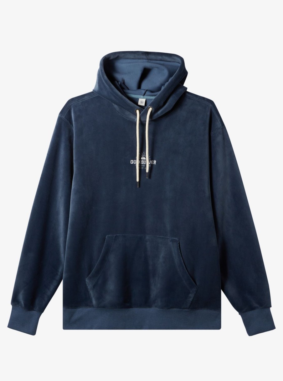 Mens Quiksilver Sweatshirts & Hoodies | Cord Hoodie Bering Sea