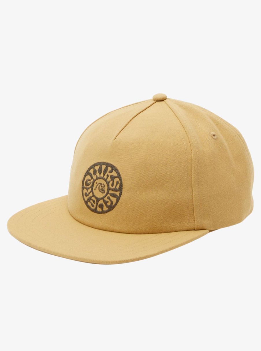 Mens Quiksilver Hats | Earth Tripper Snapback Hat Mustard