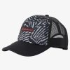 Boys Quiksilver Hats | Boy'S 8-16 Vulture Coop Trucker Hat Jet Black