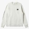 Mens Quiksilver Shirts & Polos | The Original Sweatshirt White Marble Heather