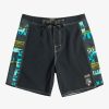 Mens Quiksilver Boardshorts | Gregg Kaplan Blank Canvas Arch 18" Boardshorts Black