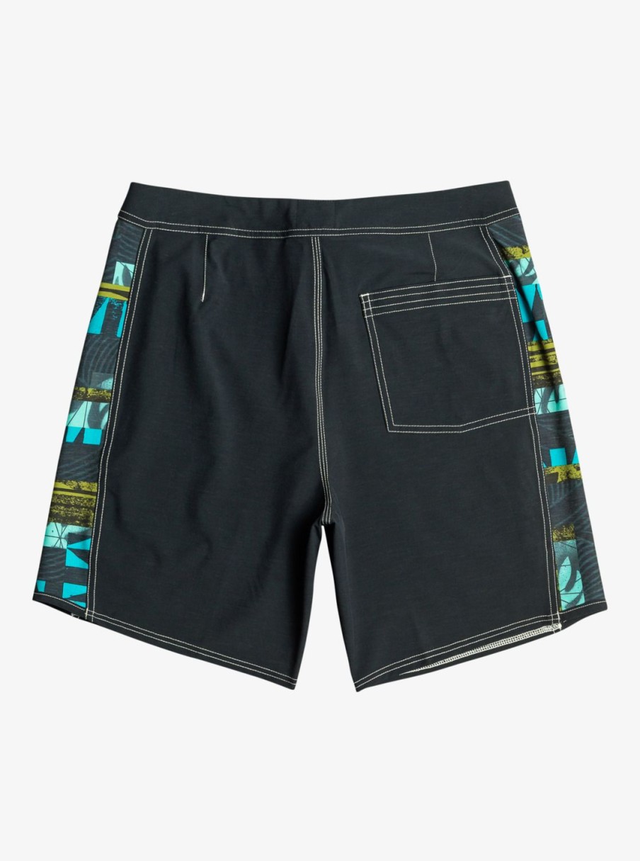 Mens Quiksilver Boardshorts | Gregg Kaplan Blank Canvas Arch 18" Boardshorts Black