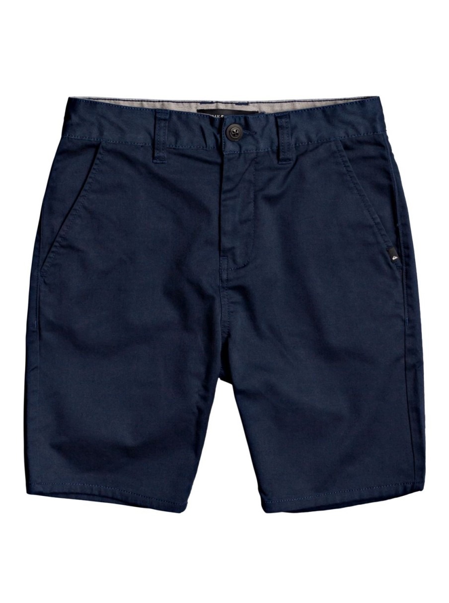 Boys Quiksilver Shorts | Boy'S 8-16 New Everyday Union Stretch Chino Shorts Navy Blazer