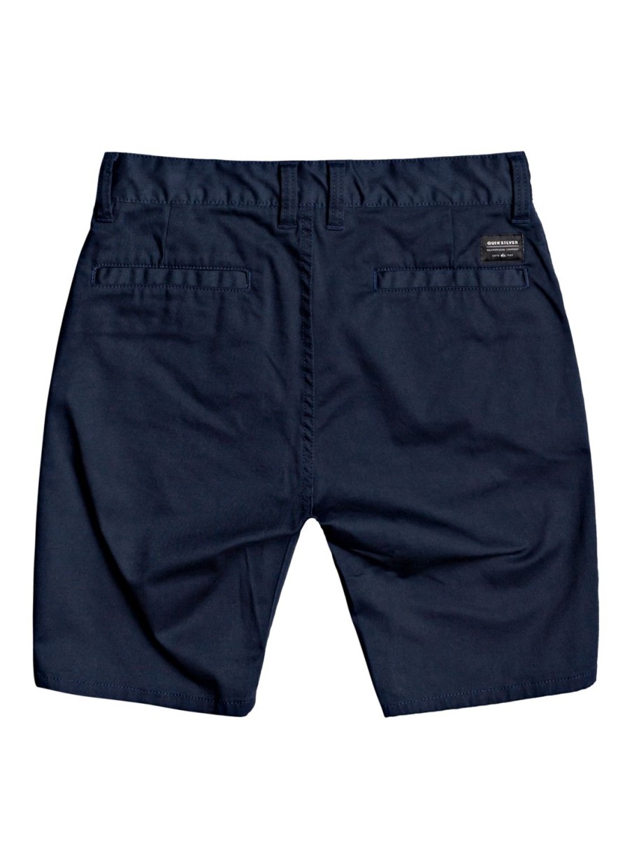 Boys Quiksilver Shorts | Boy'S 8-16 New Everyday Union Stretch Chino Shorts Navy Blazer