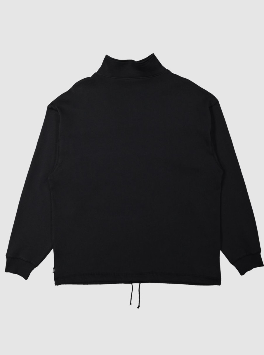 Mens Quiksilver Sweatshirts & Hoodies | Boogieman Zip Sweatshirt Black