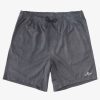 Mens Quiksilver Elastic Waist | Waterman After Surf Stretch 20" Amphibian Boardshorts Black Heather