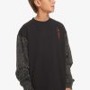 Boys Quiksilver Sweatshirts & Hoodies | Boy'S 8-16 Radical Times Sweatshirt Black