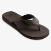 Mens Quiksilver Sandals | Carver Tropics Sandals Brown/Brown/Black