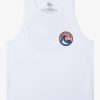 Mens Quiksilver Tees | Feelin The Vibe Tank Mt1 T-Shirt White