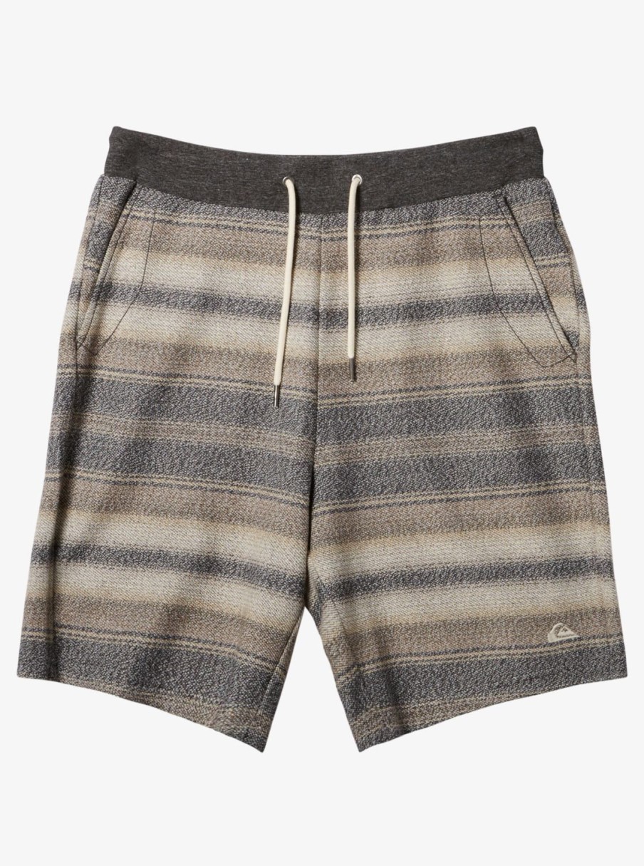 Mens Quiksilver Pants | Great Otway Sweat Shorts Tarmac Great Otway