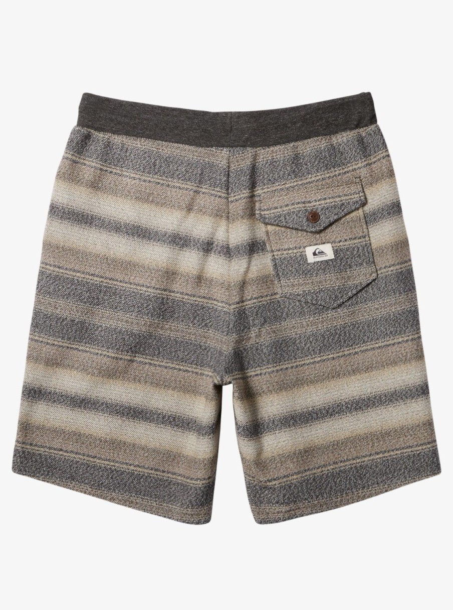 Mens Quiksilver Pants | Great Otway Sweat Shorts Tarmac Great Otway