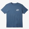 Mens Quiksilver Tees | Quik Moves T-Shirt Bering Sea