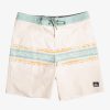 Mens Quiksilver Boardshorts | Surfsilk Mesa Stripe 19" Boardshorts Birch