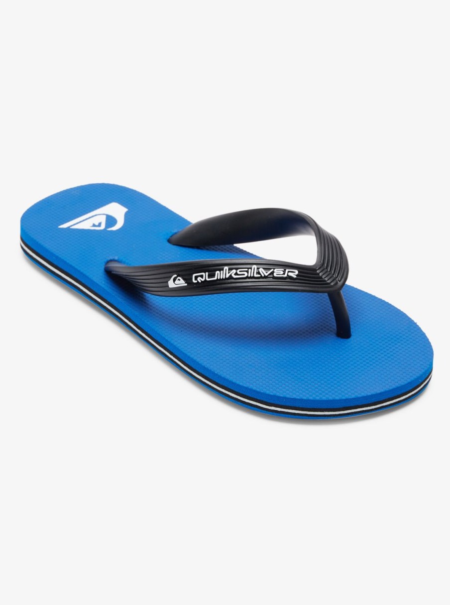 Boys Quiksilver Sandals | Boy'S 8-16 Molokai Core Flip-Flops Blue 1