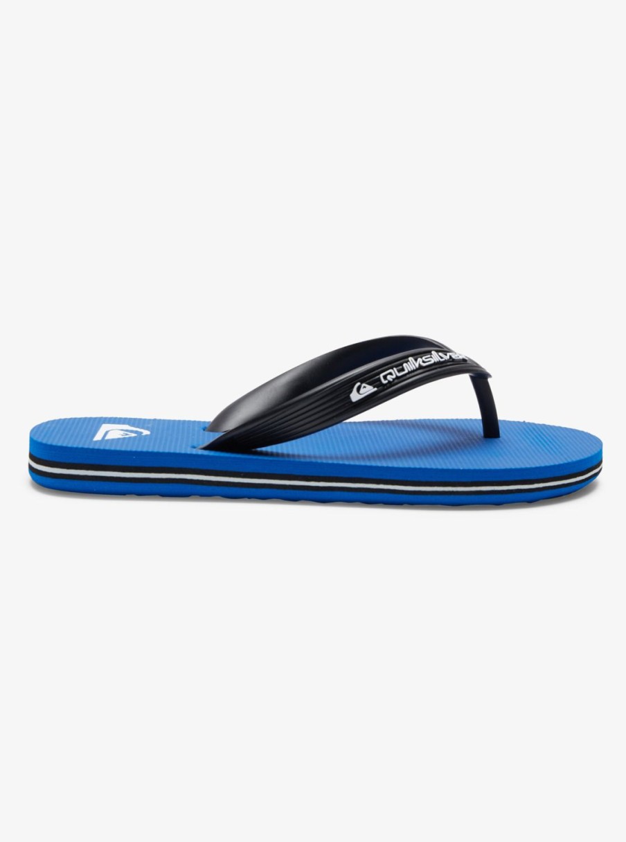 Boys Quiksilver Sandals | Boy'S 8-16 Molokai Core Flip-Flops Blue 1