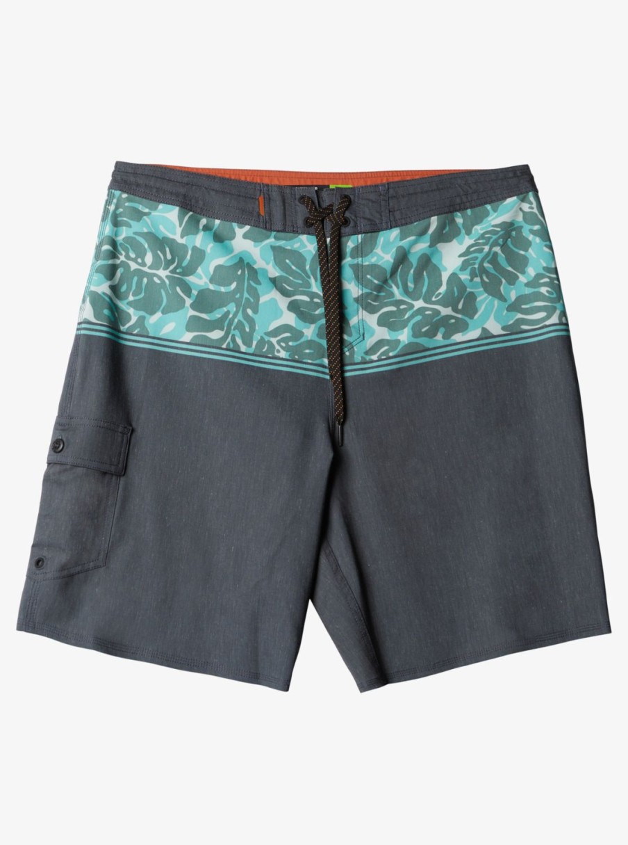 Waterman Quiksilver | Waterman Half Dipped Boardshorts Black Half Dipped