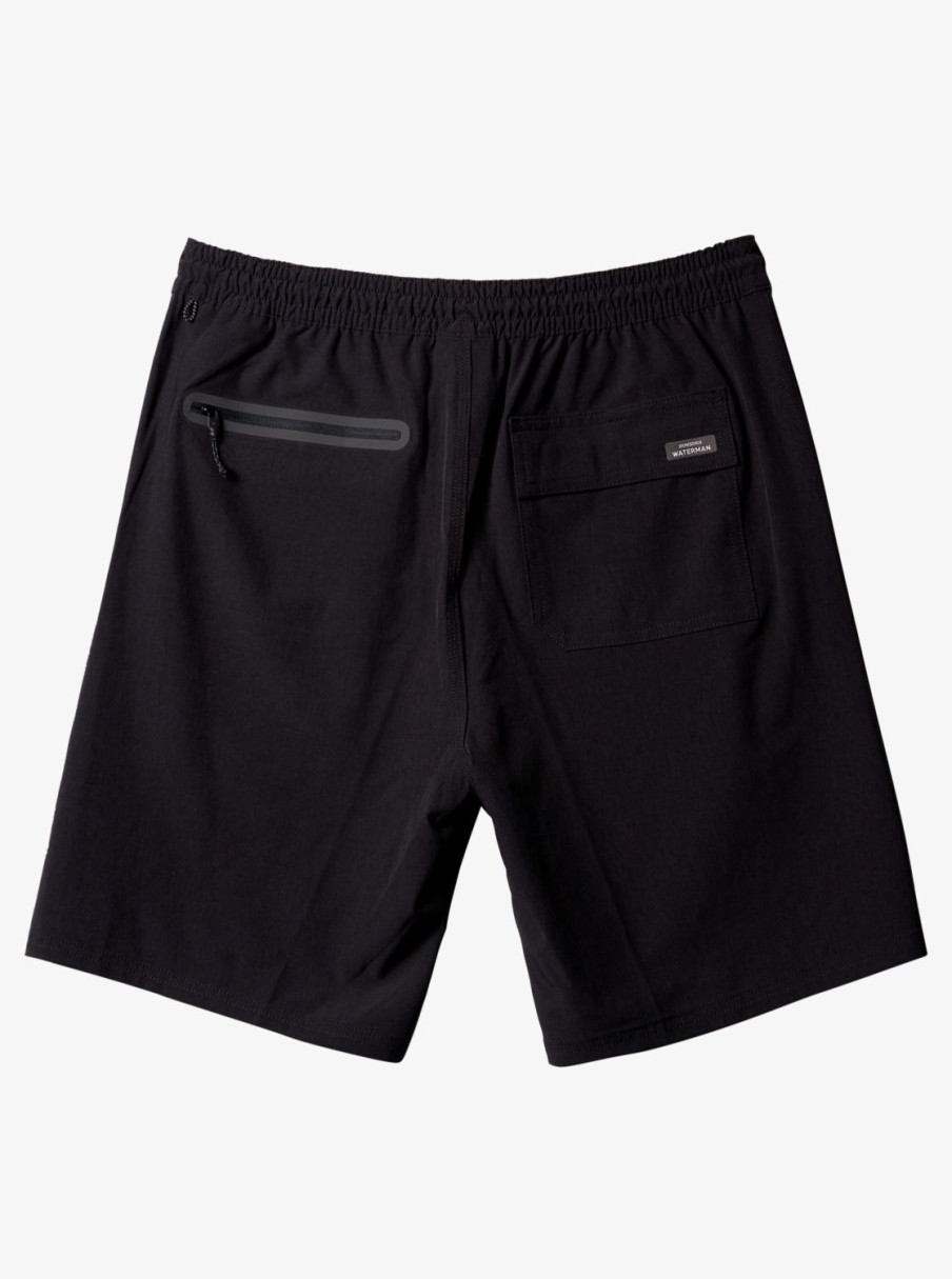 Waterman Quiksilver | Waterman Suva 20" Amphibian Boardshorts Black