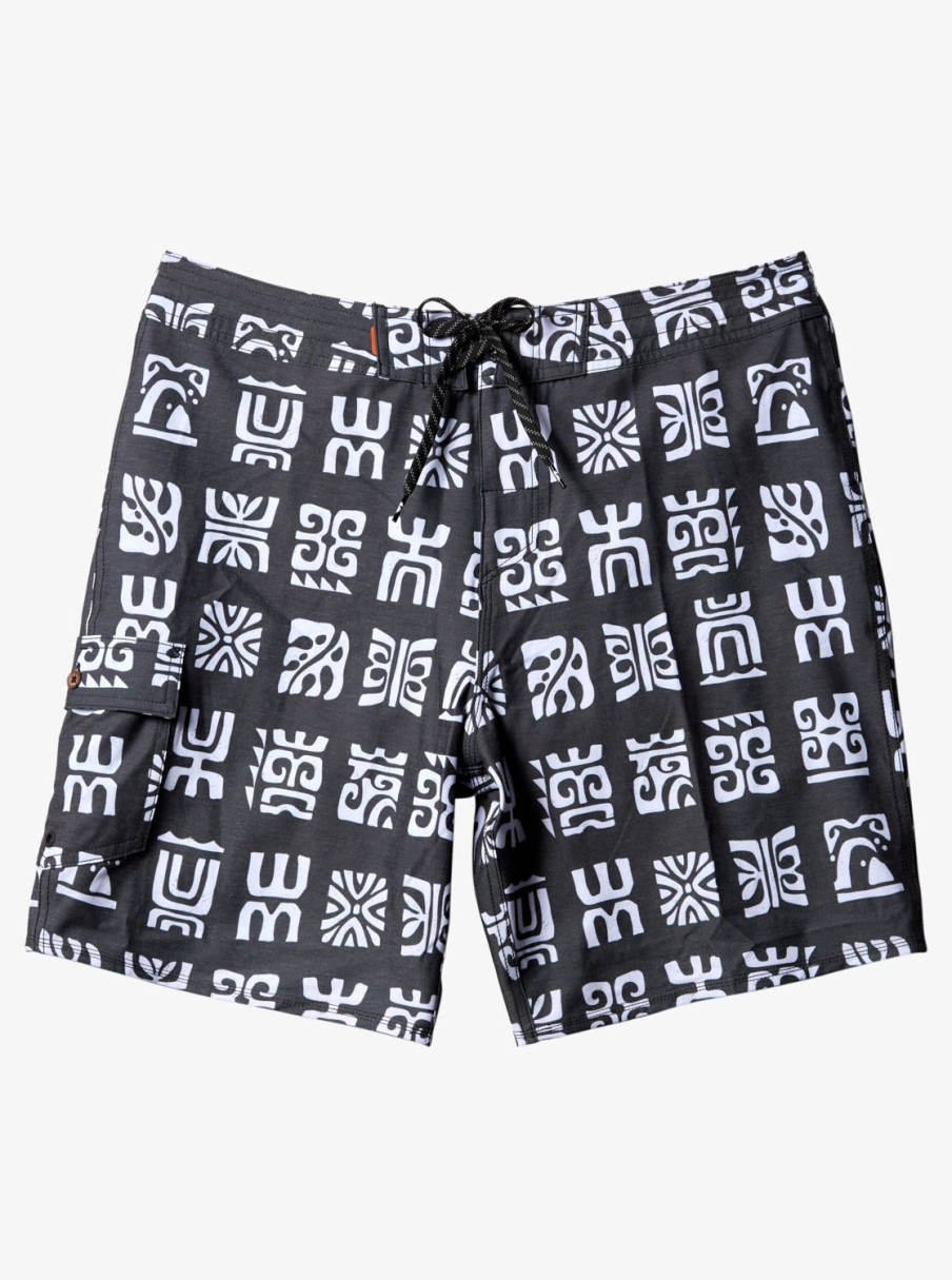 Waterman Quiksilver | Waterman Channel Paddle 20" Boardshorts Black Channel Paddle Bs