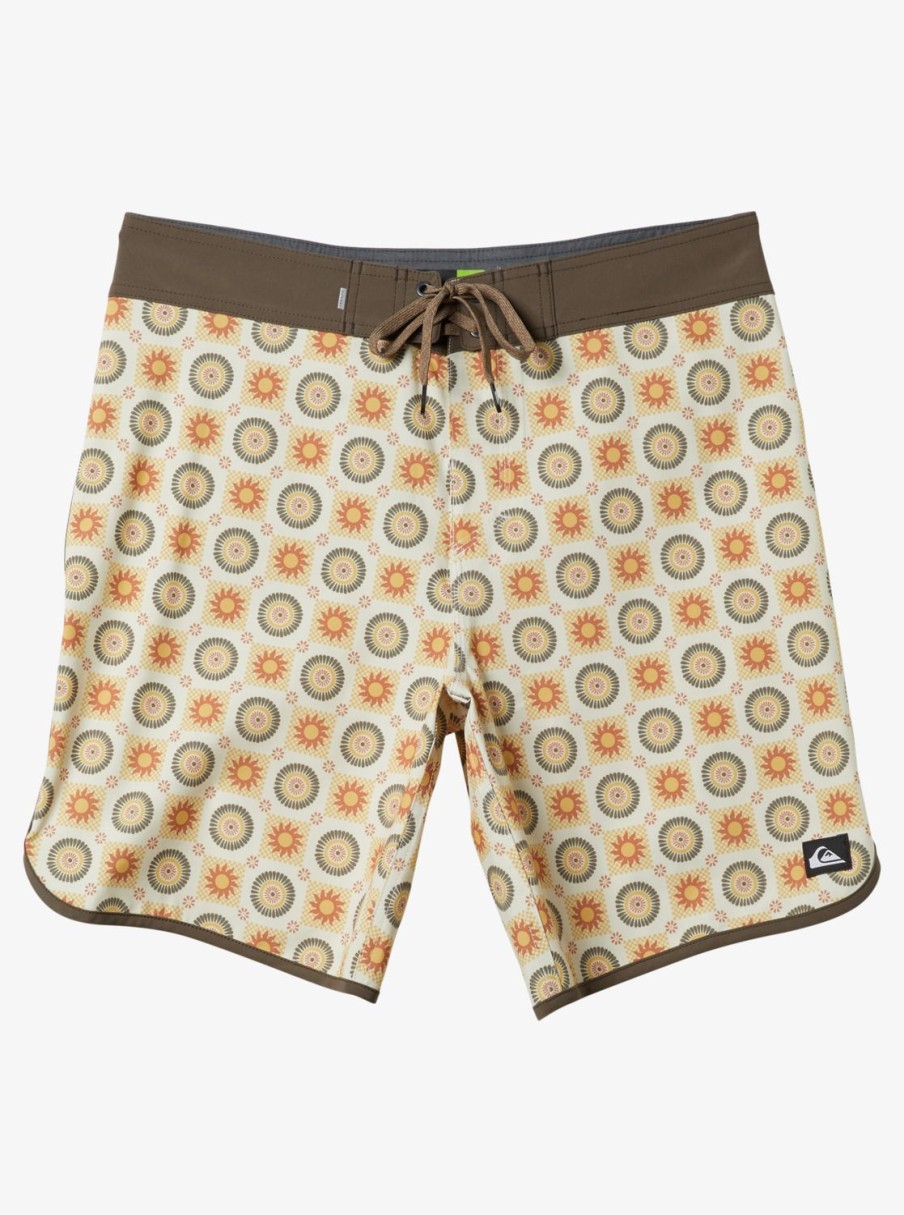 Mens Quiksilver Boardshorts | Surfsilk Scallop 19" Boardshorts Birch