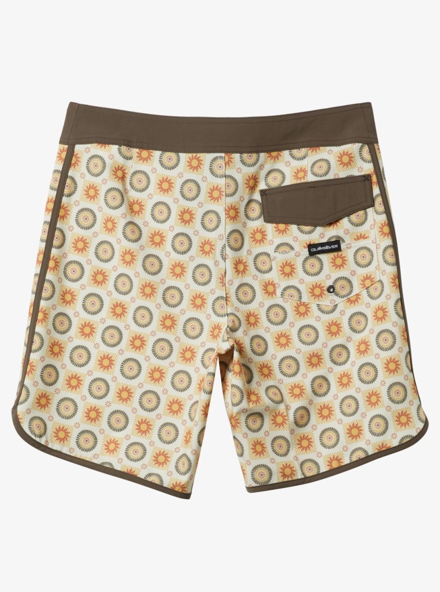 Mens Quiksilver Boardshorts | Surfsilk Scallop 19" Boardshorts Birch