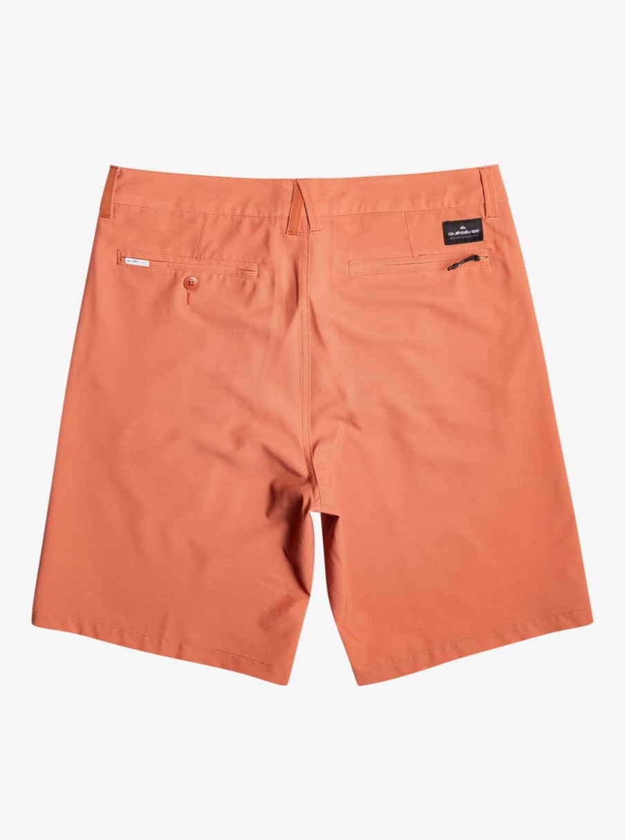 Mens Quiksilver Boardshorts | Ocean Union Amphibian 20" Hybrid Shorts Baked Clay