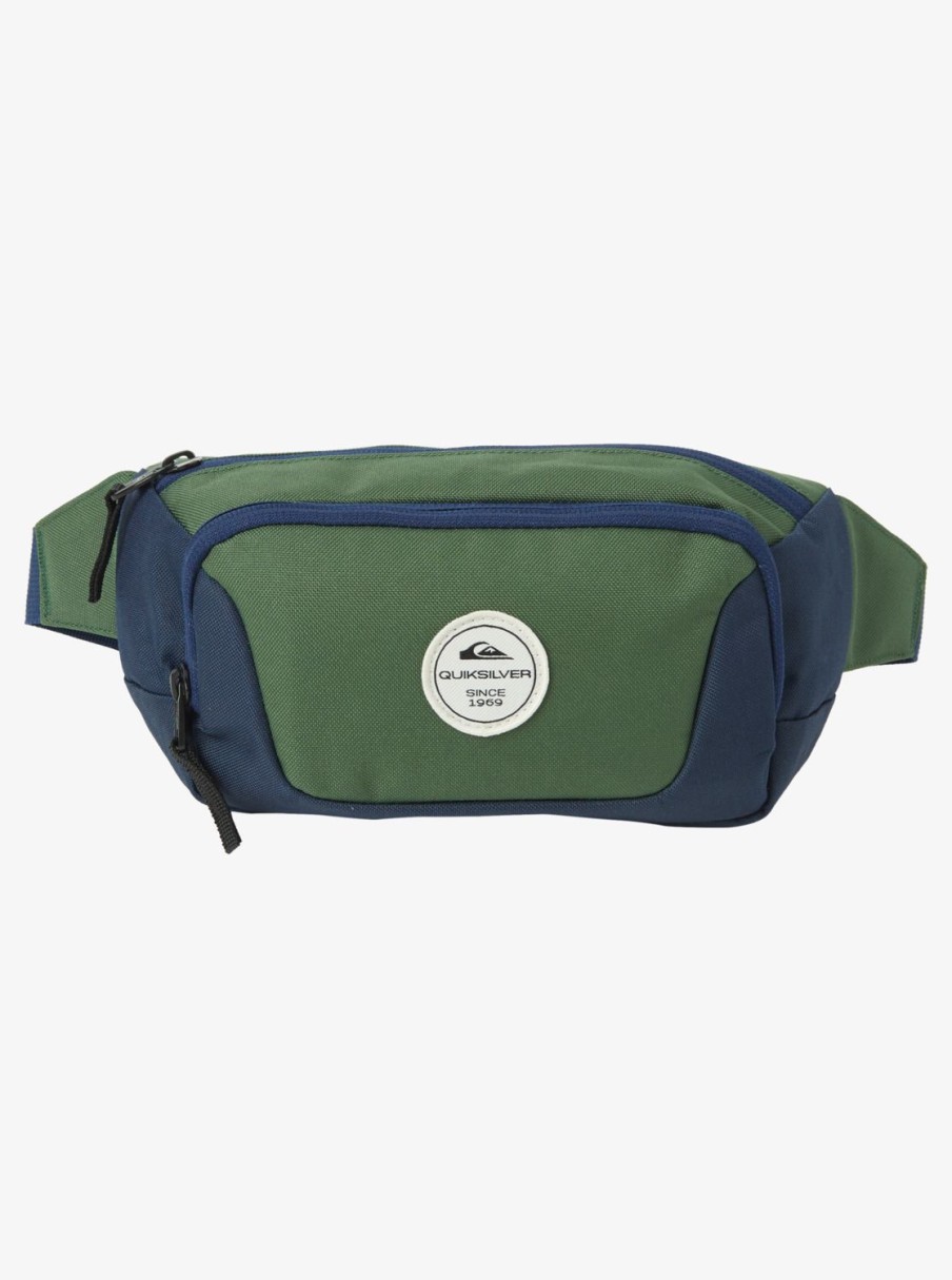 Mens Quiksilver Backpacks & Bags | Jungler 1.5L Fanny Pack Naval Academy