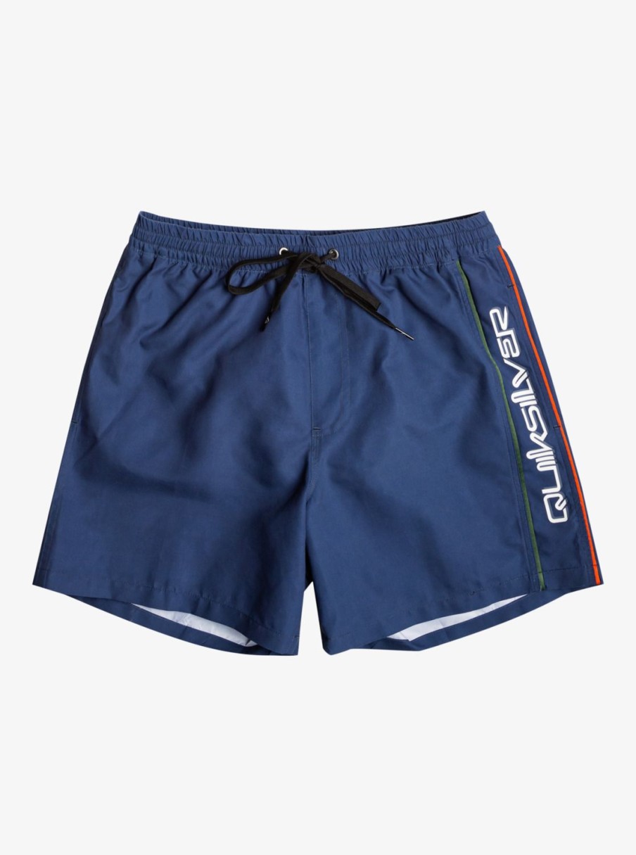 Mens Quiksilver Elastic Waist | Everyday Vert 16" Volleys Naval Academy