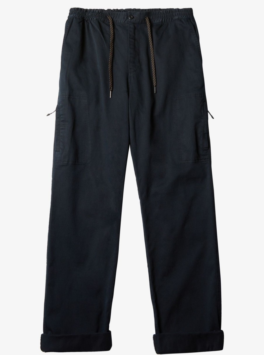 Waterman Quiksilver | Waterman After Surf Elastic Waist Pants Black