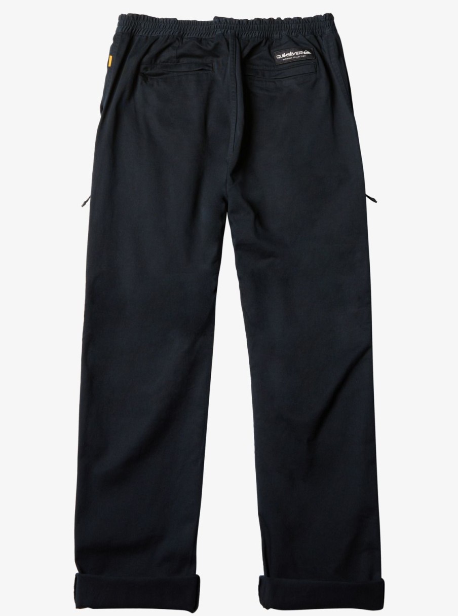 Waterman Quiksilver | Waterman After Surf Elastic Waist Pants Black