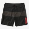 Mens Quiksilver Boardshorts | Highline Pro Scallop 19" Boardshorts Black