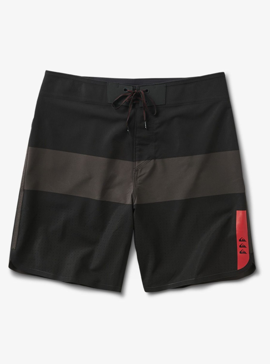 Mens Quiksilver Boardshorts | Highline Pro Scallop 19" Boardshorts Black