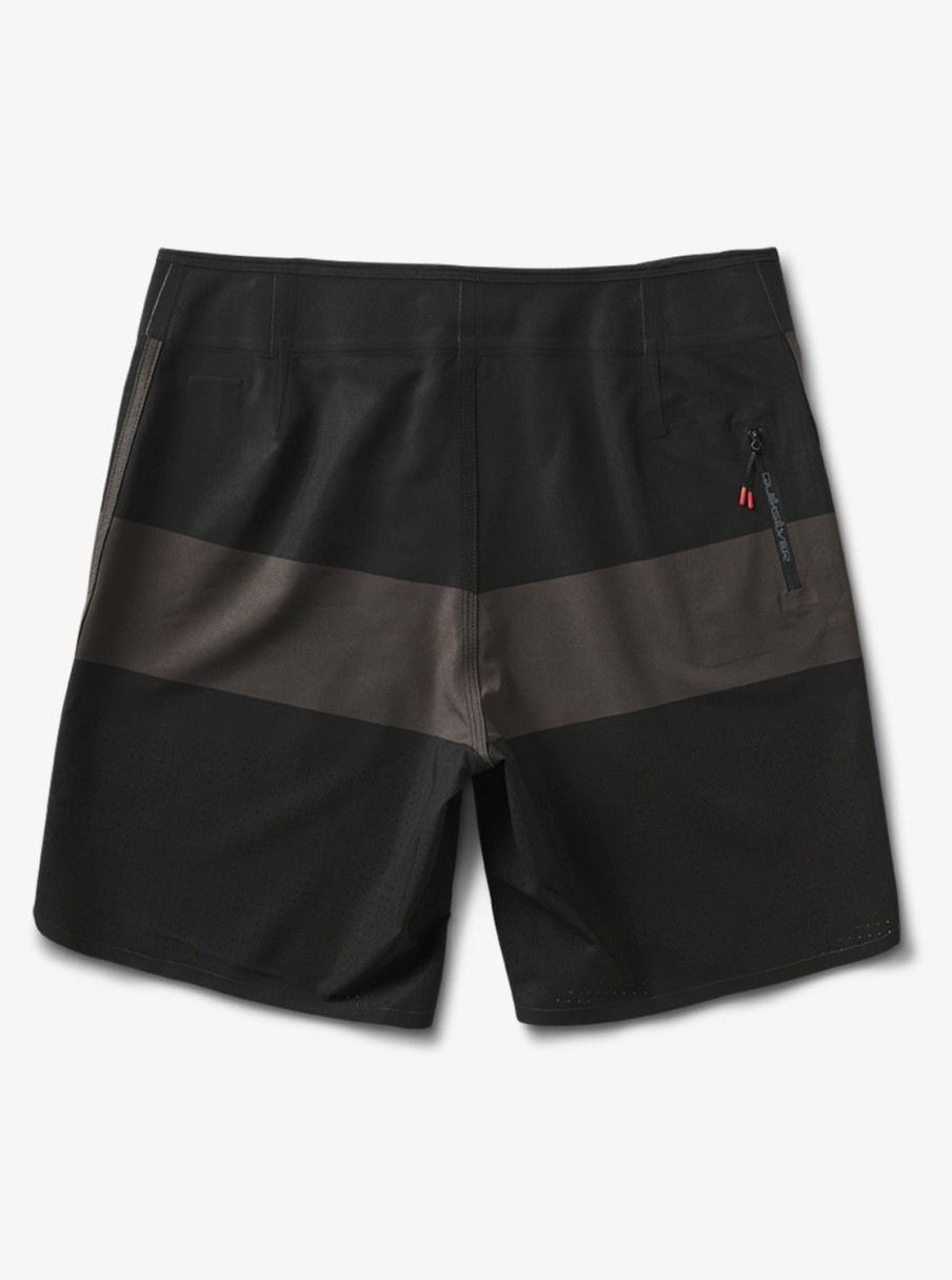 Mens Quiksilver Boardshorts | Highline Pro Scallop 19" Boardshorts Black