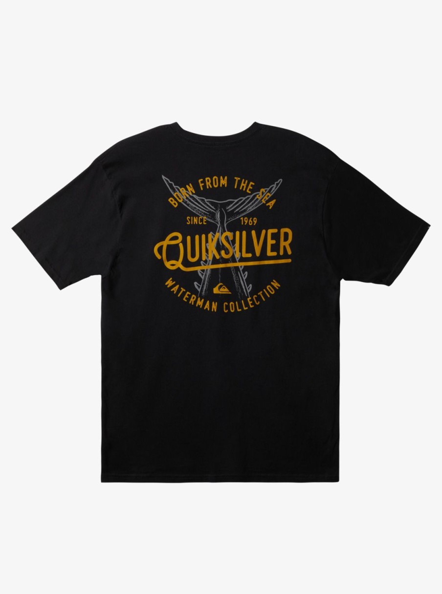 Waterman Quiksilver | Waterman Tails Up T-Shirt Black