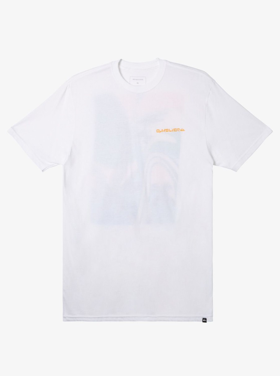 Mens Quiksilver Tees | Weird Trip T-Shirt White