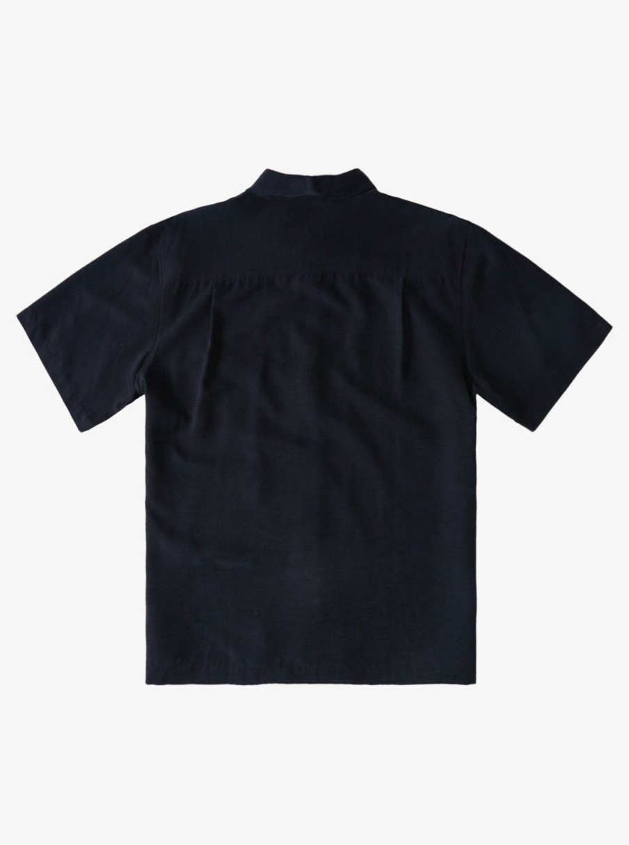 Waterman Quiksilver | Waterman Tahiti Palms Premium Anti-Wrinkle Shirt Black