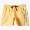 Mens Quiksilver Elastic Waist | Everyday Vert 16" Volleys Banana Cream