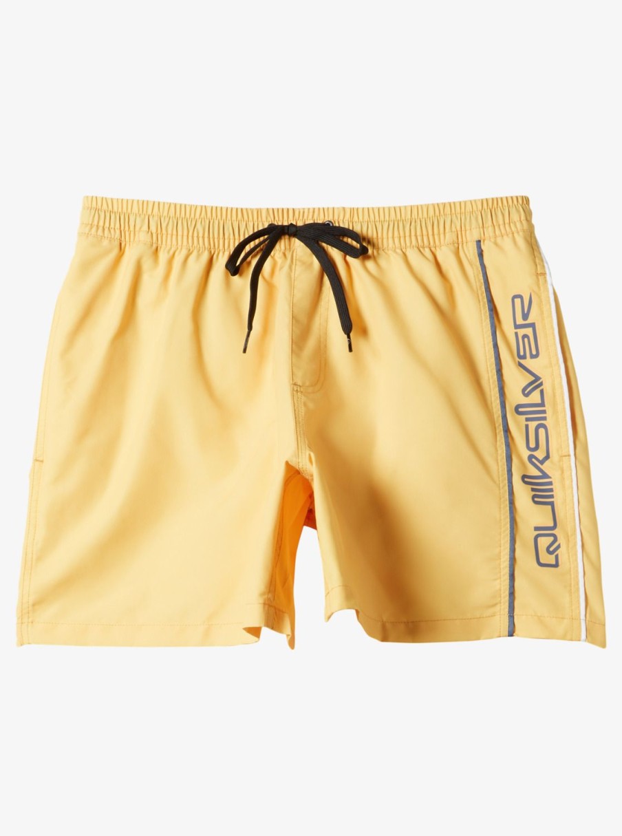 Mens Quiksilver Elastic Waist | Everyday Vert 16" Volleys Banana Cream