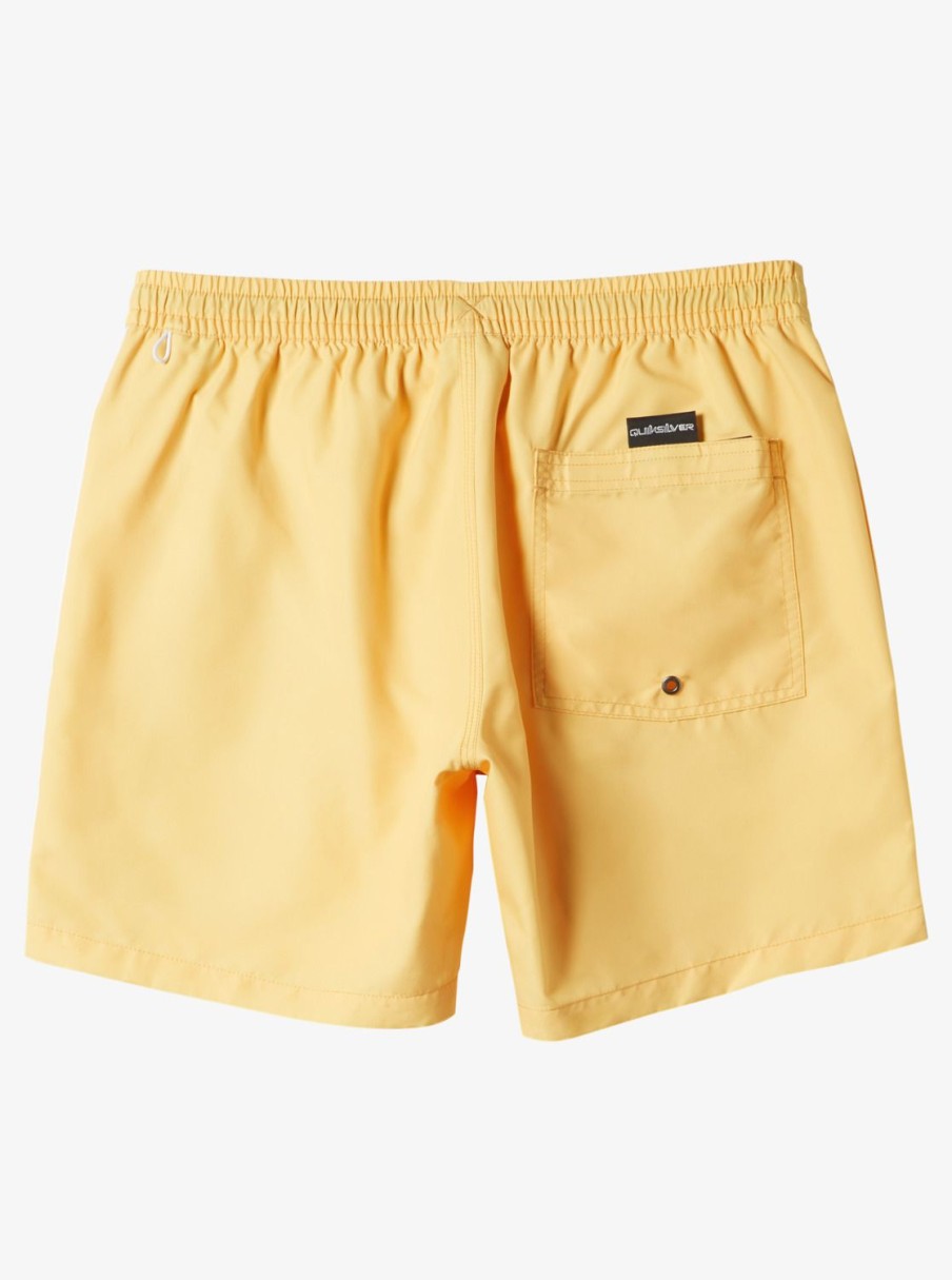 Mens Quiksilver Elastic Waist | Everyday Vert 16" Volleys Banana Cream